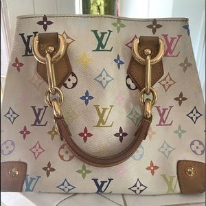 Louis Vuitton white monogram handbag